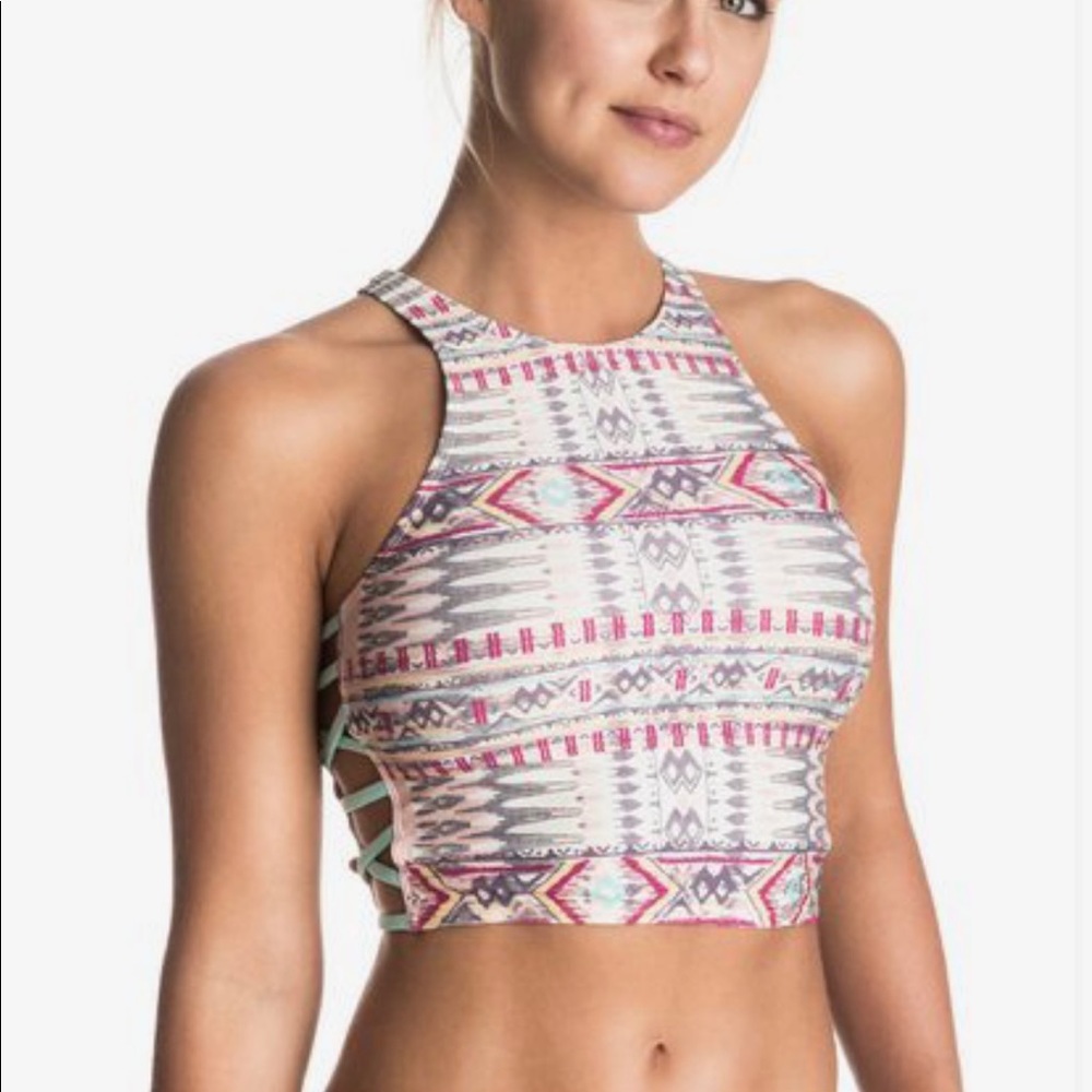 Roxy Riding Moon High Neck Bikini Top